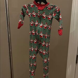 The Beaufort Bonnet Company Festive Santa Kids Footie